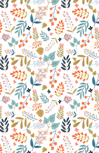 Botanical Harmony | Floral vintage Plants Colorful