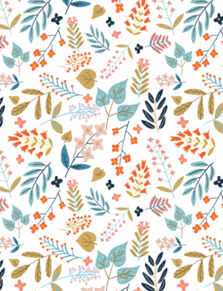 Botanical Harmony | Floral vintage Plants Colorful
