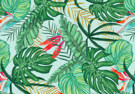 The Tropics-III | Jungle Botanical Bird