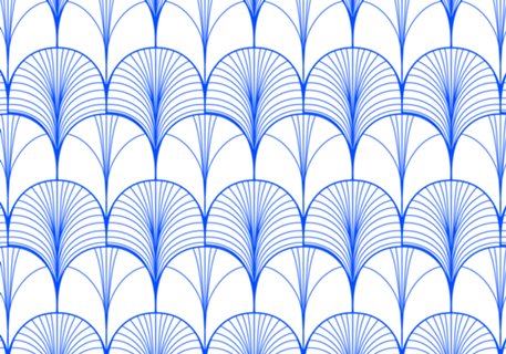 Art Deco Blue