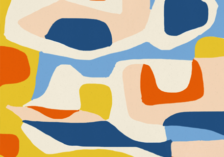 Me & Mine, Abstract Bohemian Pastel Shapes