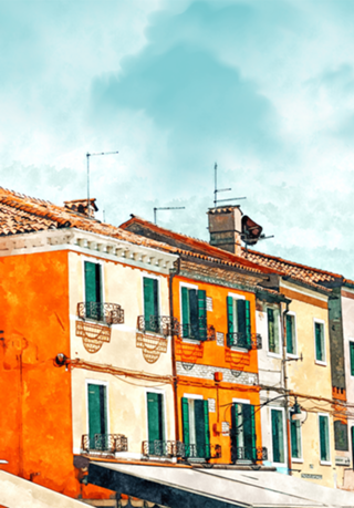 Burano Island | Colorful Patel Architecture