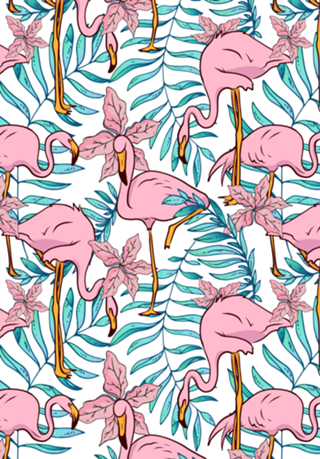 Boho Flamingo