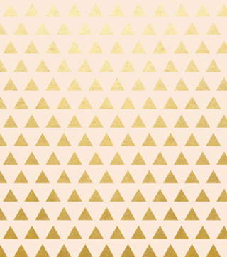 Blush + Gold Triangles