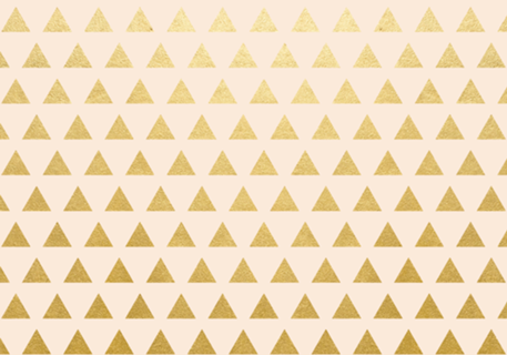 Blush + Gold Triangles