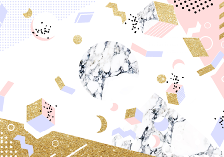 Marble Moon Abstraction