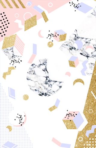 Marble Moon Abstraction