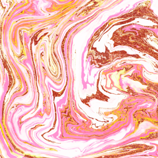 Marble & Rose Gold Dust