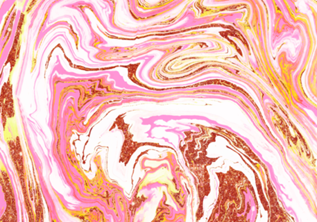 Marble & Rose Gold Dust