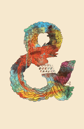 Psychedelic Ampersand