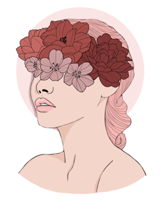 Olhos de flores