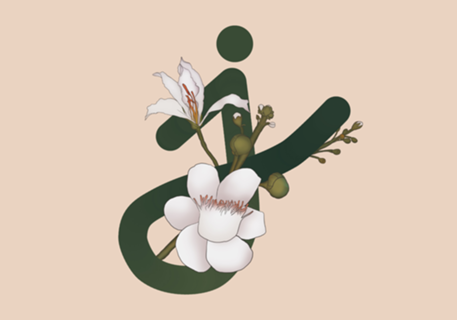 Monograma Floral J