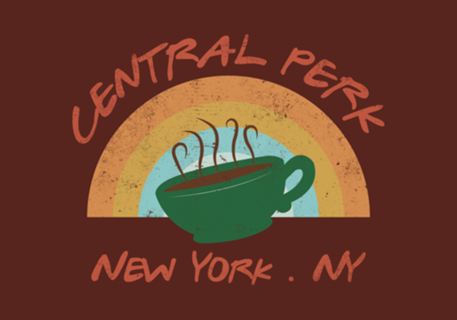 Central Perk retrô