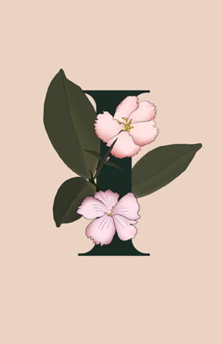 Monograma Floral I