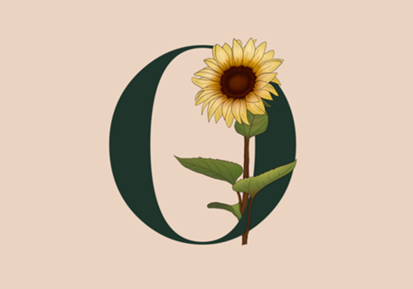 Monograma Floral O