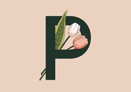 Monograma Floral P