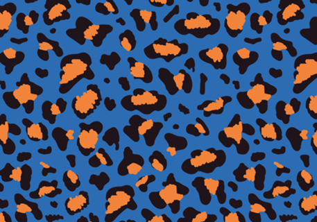 Leopard blue