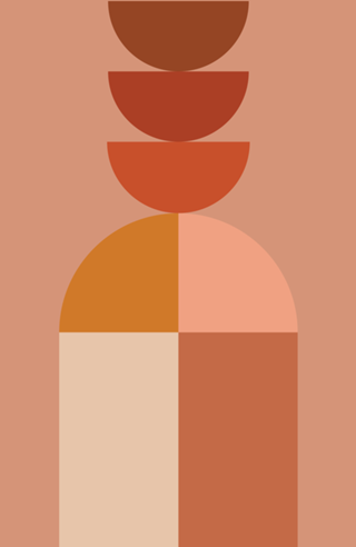 Geometric terracotta IX