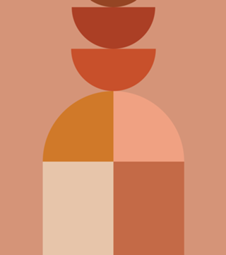 Geometric terracotta IX