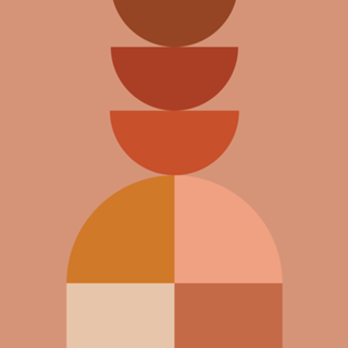 Geometric terracotta IX