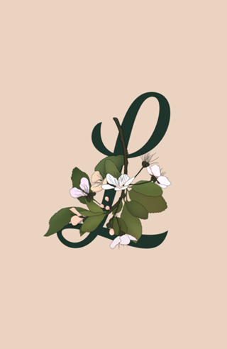 Monograma Floral L