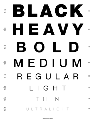 Vista Helvetica / Branco