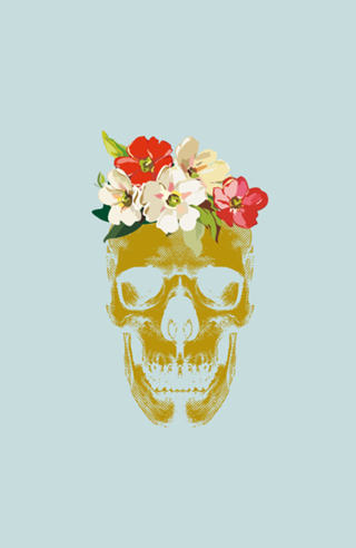 Floral Skull
