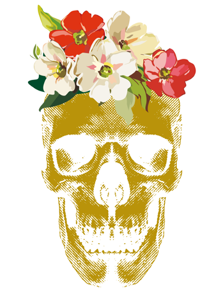 Floral Skull