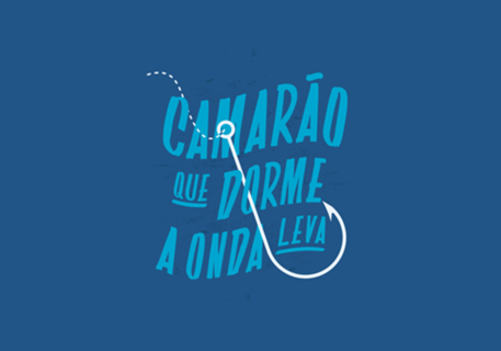 Cartaz Vernacular Brasileiro - Camarão