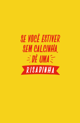 Cartaz Vernacular Brasileiro - Risadinha