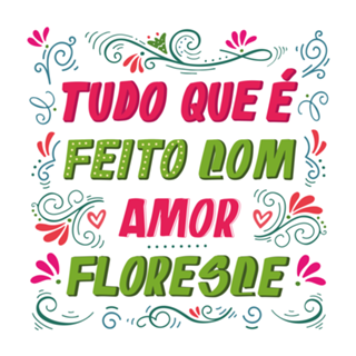 Cartaz Vernacular Brasileiro - Amor Floresce
