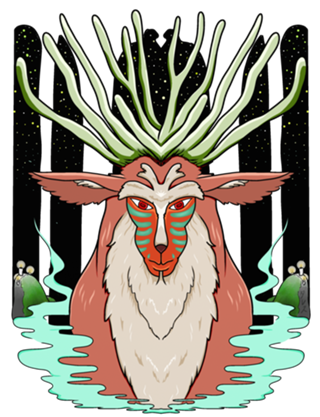 Ghibli Lover - Forest Spirit God