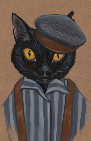 Gato preto malandro