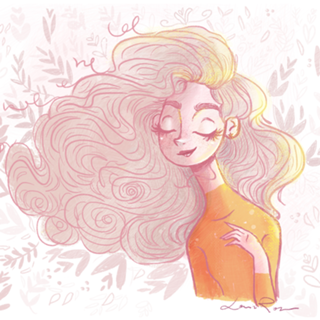 Curly hair