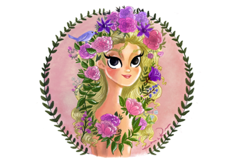 Flowers in her Hair