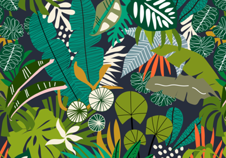 Abstract simple jungle
