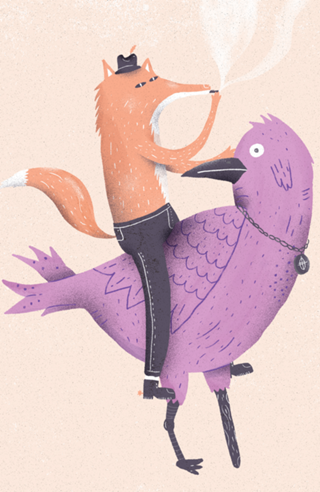 The fox and the bird