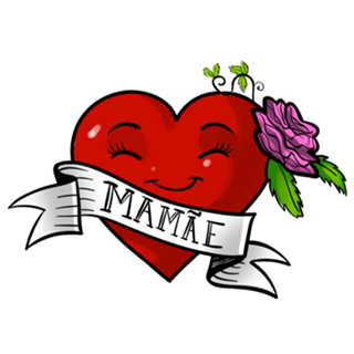 Coração mamãe