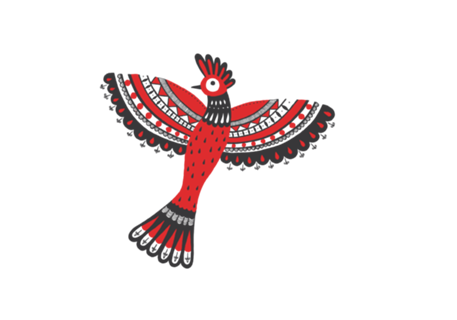 The red bird