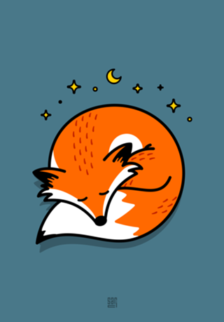 Sleeping Fox