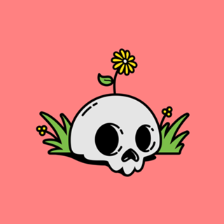 Caveira Flor