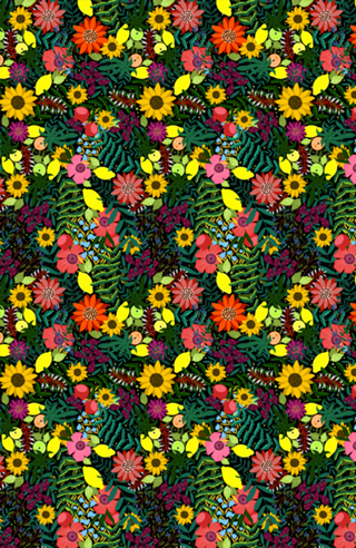 Frutas e flores