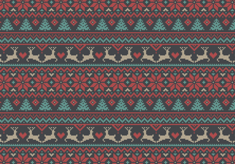 Tricot Natalino - Multicolorido