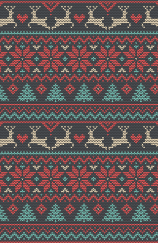 Tricot Natalino - Multicolorido
