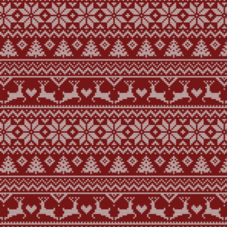Tricot Natalino - Vermelho