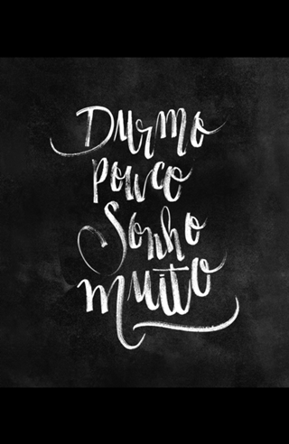 Durmo pouco