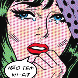 Garota Retro v2 - Não tem wifi?