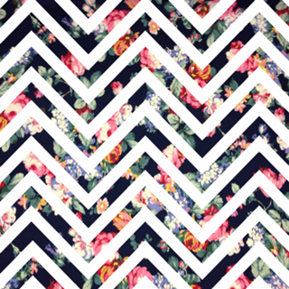 Chevron Floral