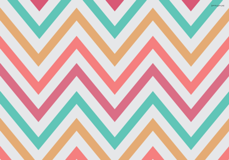 Chevron candy colors