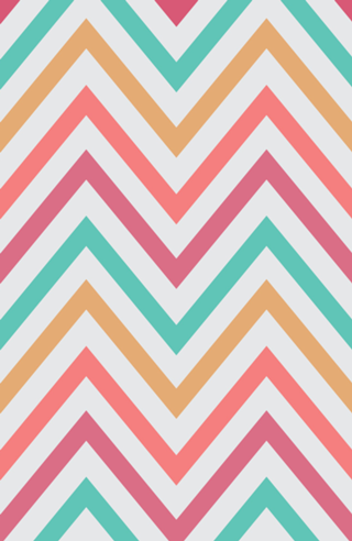 Chevron candy colors